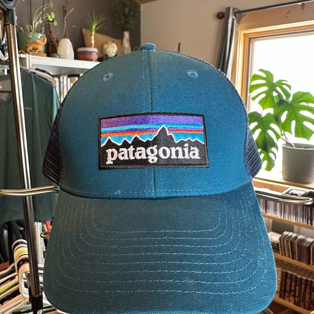 Patagonia Teal and Blue Cap